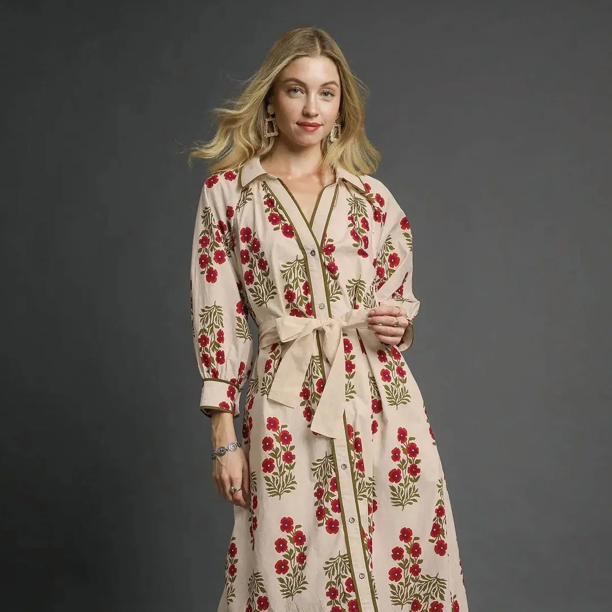 Camilla “Flor Fantastica” silk floral boho hippie twist headband Anthropologie Linz Shop | ShopSimon main image 4